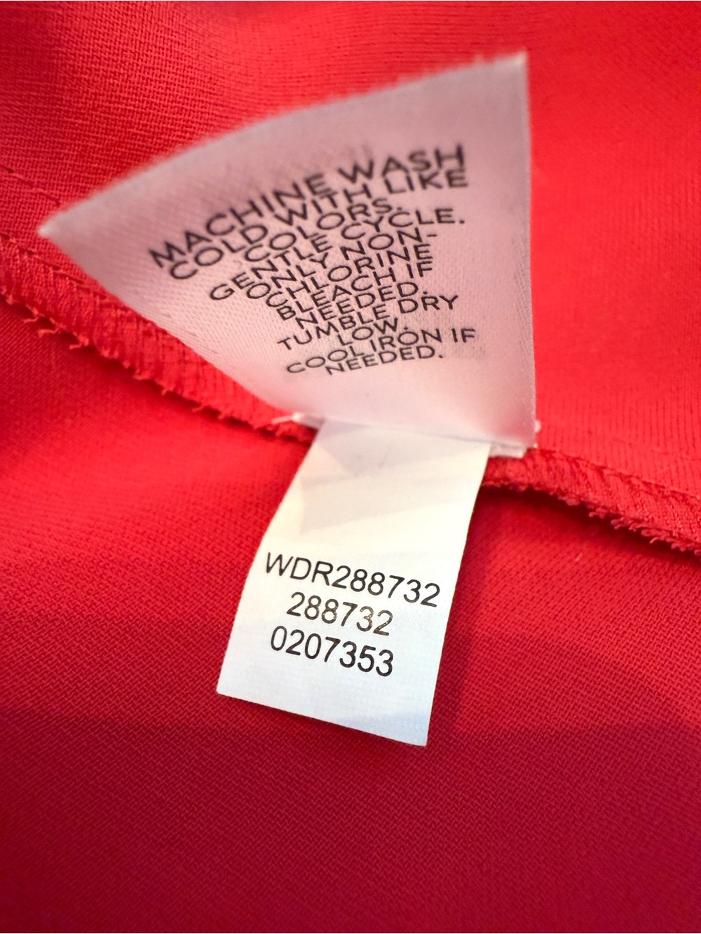 J. Jill Wearever Collection Red Shirt Dress Tie Waist ShortSleeve Midi XS Petite - Picture 7 of 16